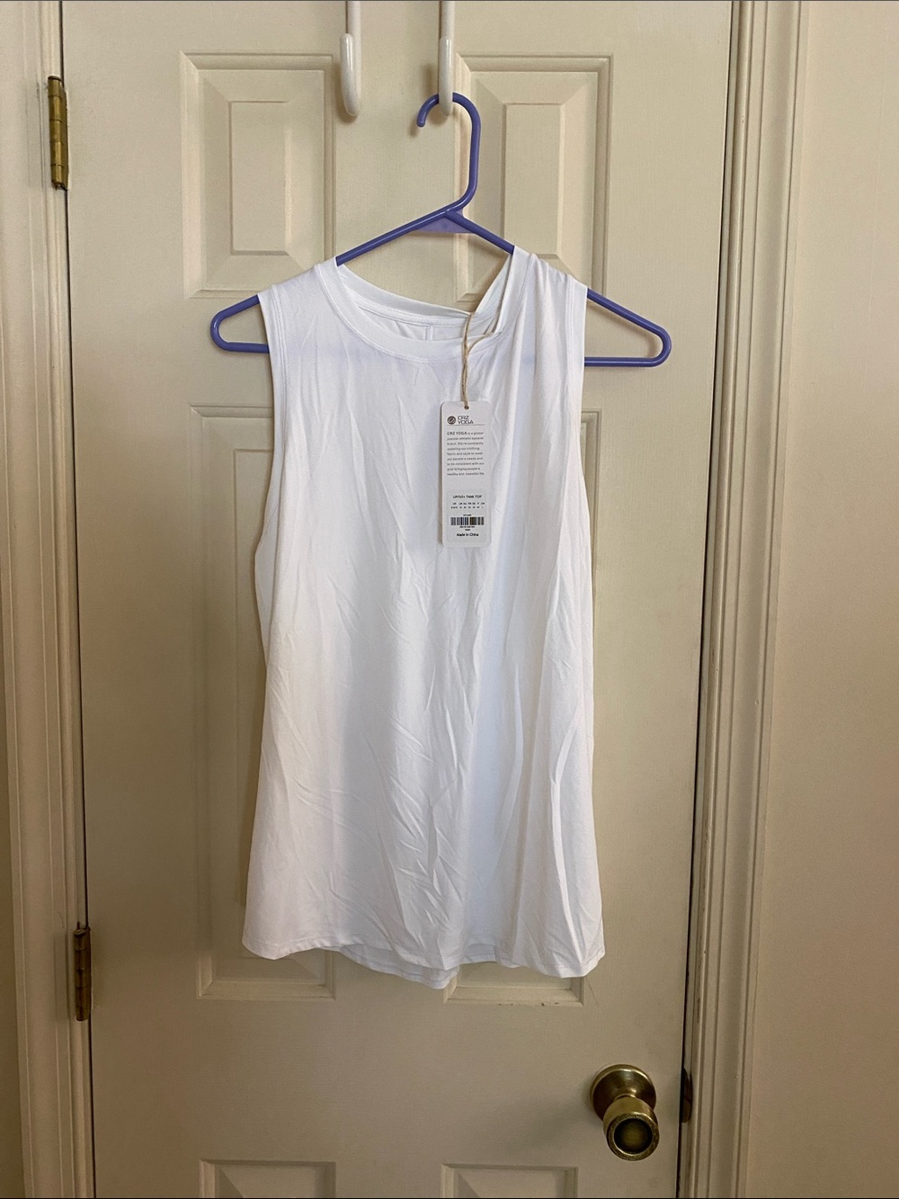 CRZ YOGA White Tank Top US M(8/10) NWT